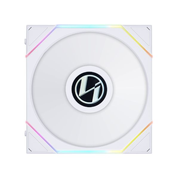 Lian-Li UNI FAN TL LCD Screen 140mm Reverse Blade ARGB PWM Case Fan - White