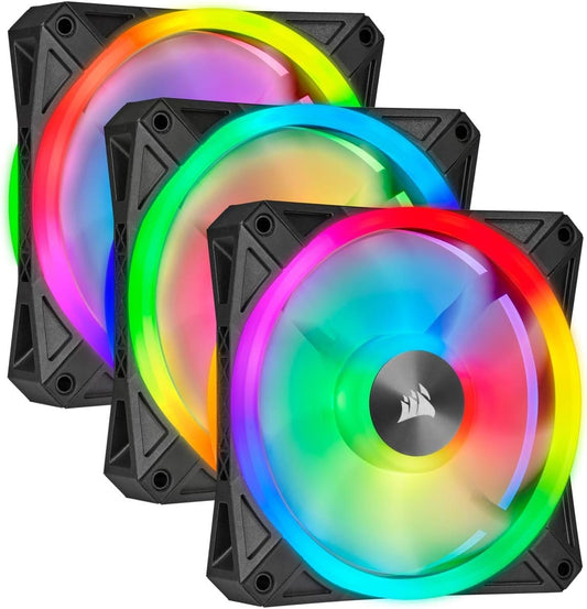 CORSAIR iCUE QL120 RGB, 120 mm RGB LED PWM Fans