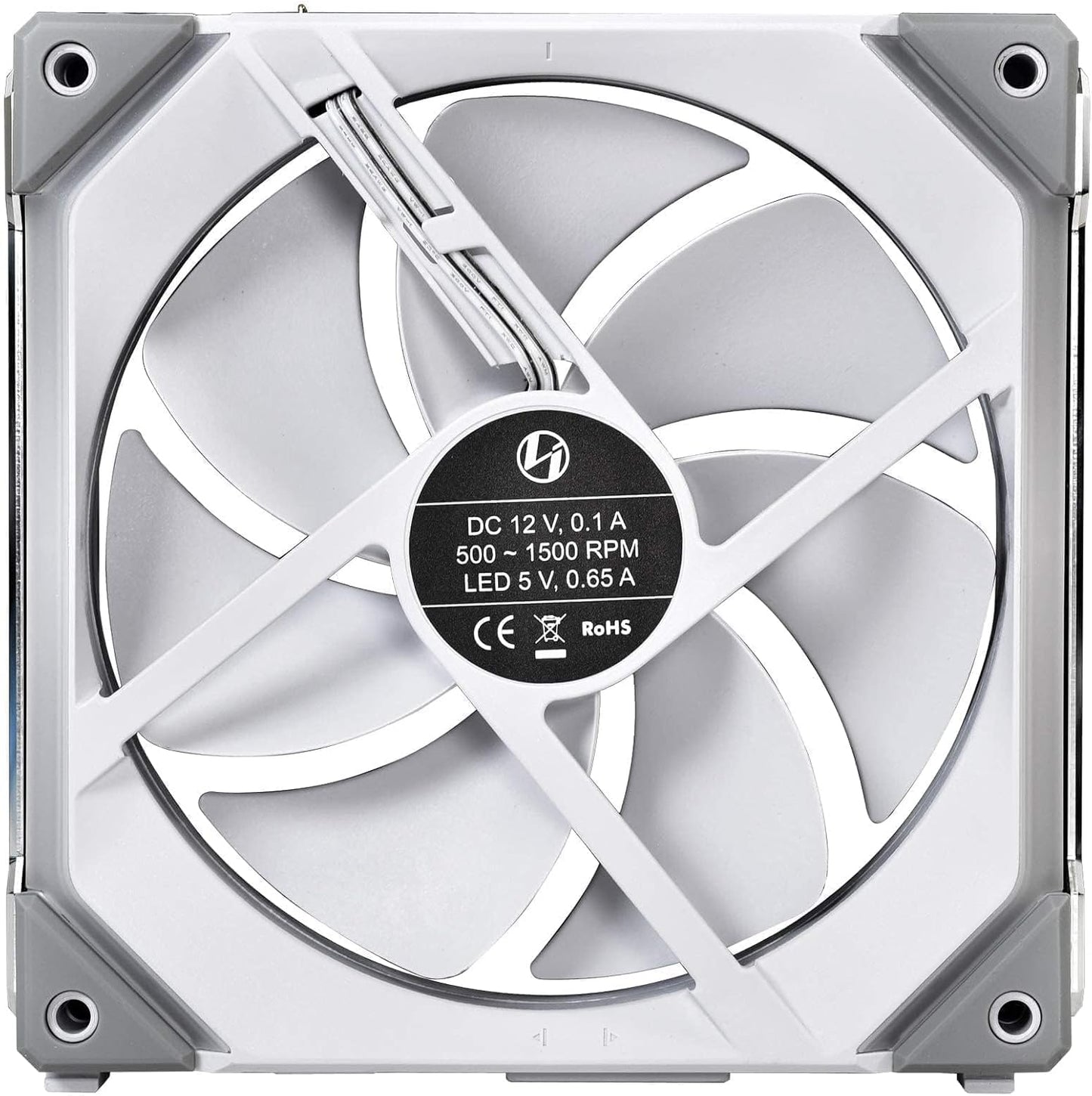 Lian Li SL140 Uni Fan ARGB PWM 140mm 2 Pack with Controller - White