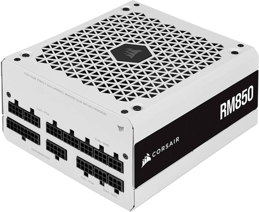 Corsair RM850 2021 850W 80 Plus Gold Fully Modular ATX Power Supply - White